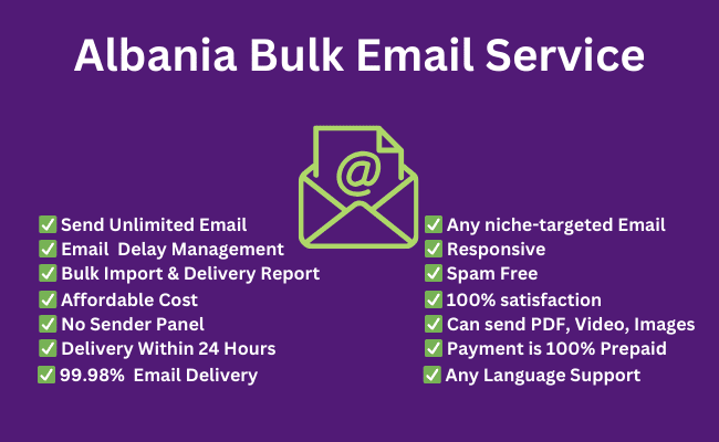 Albania Bulk Email Service