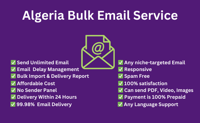 Algeria Bulk Email Service