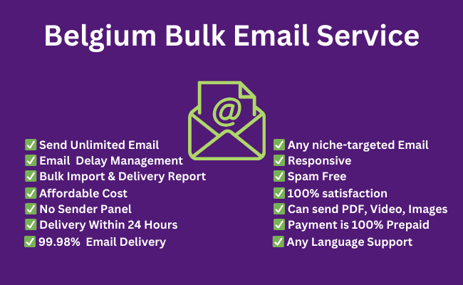 Belgium Bulk Email Service