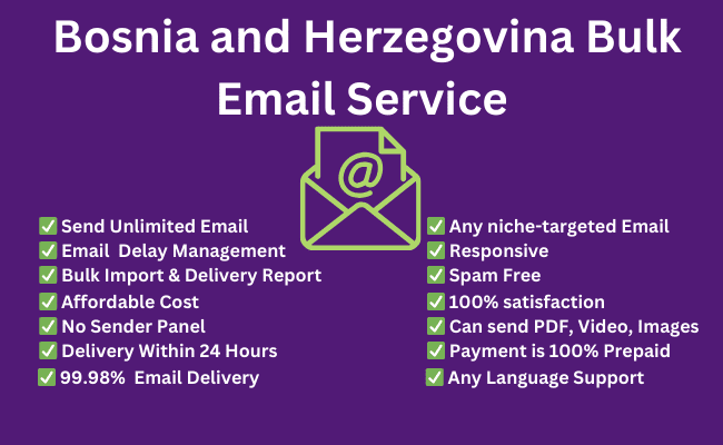 Bosnia and Herzegovina Bulk Email Service