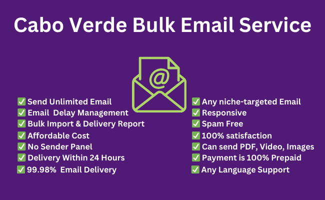 Cabo Verde Bulk Email Service