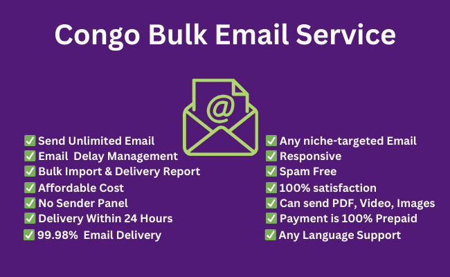 Congo Bulk Email Service