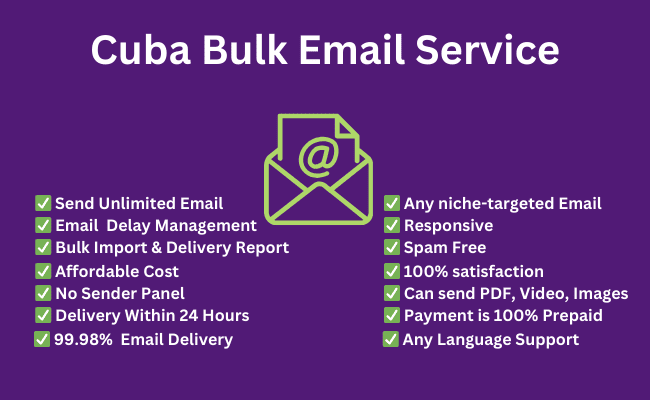 Cuba Bulk Email Service