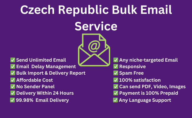 Czech Republic Bulk Email Service