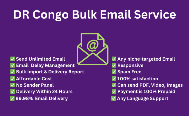 DR Congo Bulk Email Service