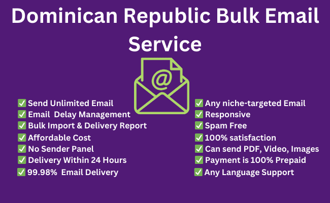 Dominican Republic Bulk Email Service