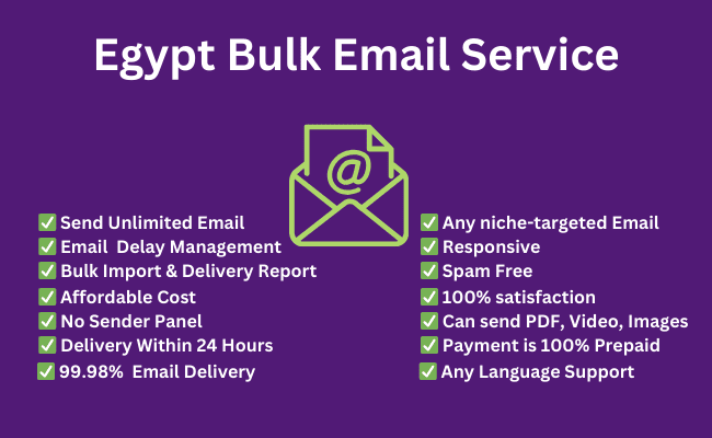 Egypt Bulk Email Service