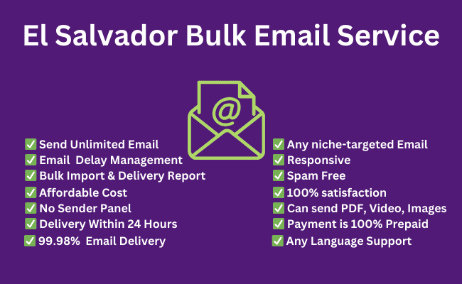 El Salvador Bulk Email Service