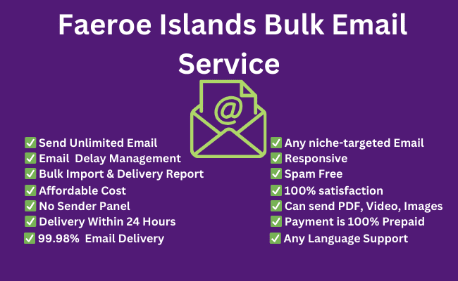 Faeroe Islands Bulk Email Service