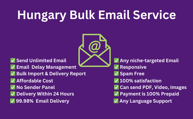 Hungary Bulk Email Service