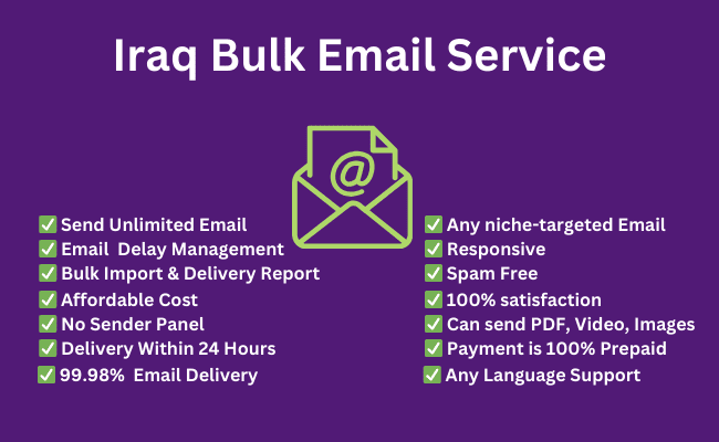 Iraq Bulk Email Service