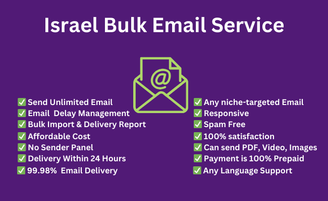 Israel Bulk Email Service