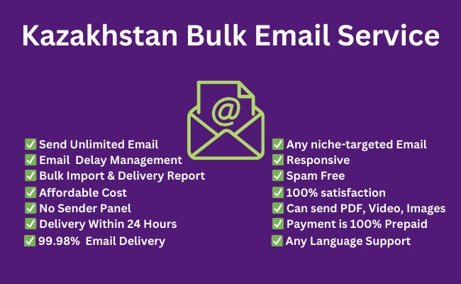 Kazakhstan Bulk Email Service