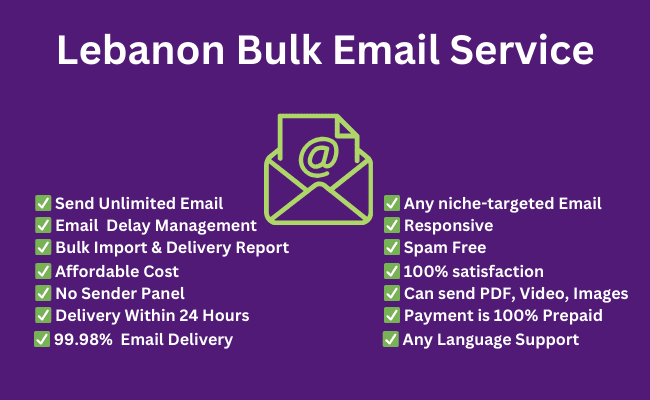 Lebanon Bulk Email Service