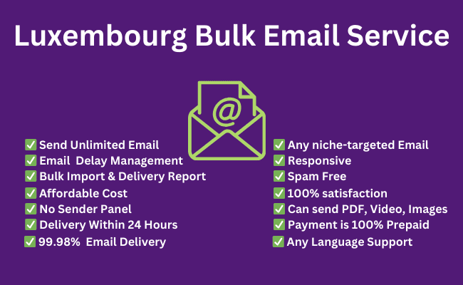 Luxembourg Bulk Email Service