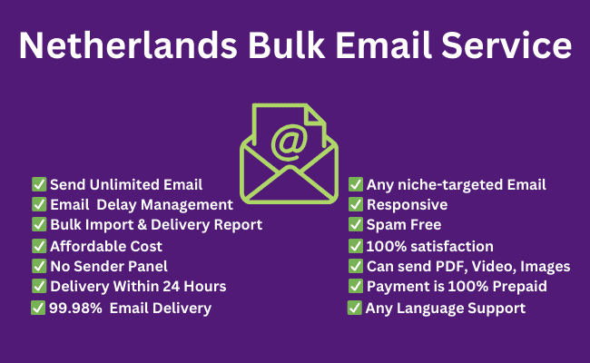 Netherlands Bulk Email Service