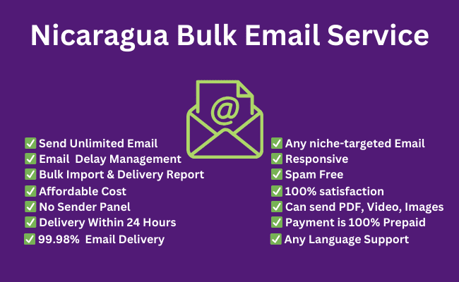 Nicaragua Bulk Email Service