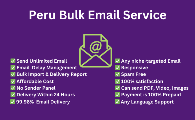 Peru Bulk Email Service