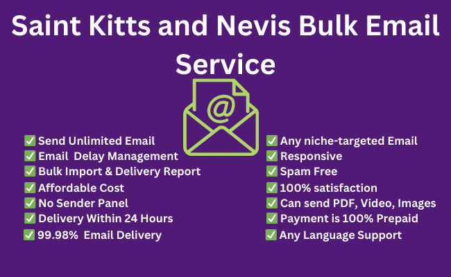 Saint Kitts and Nevis Bulk Email Service