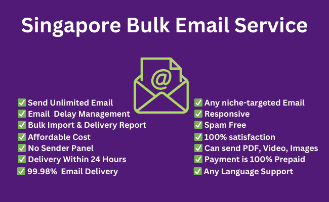 Singapore bulk email service