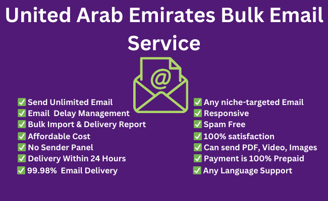 United Arab Emirates Bulk Email Service