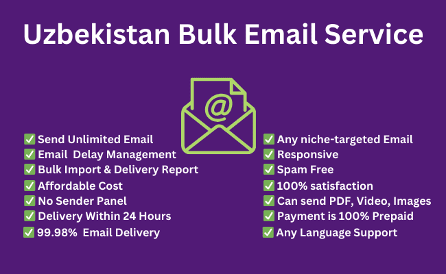 Uzbekistan bulk email service